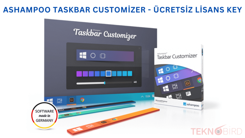 Ashampoo Taskbar Customizer – Ücretsiz Lisans Key