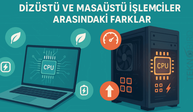Dizüstü Bilgisayar ve Masaüstü Bilgisayar İşlemcilerinin Arasındaki Farklar