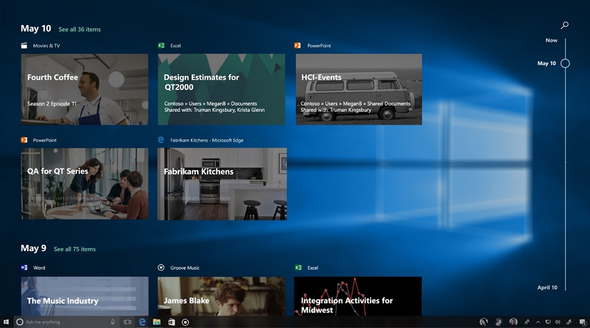 Microsoft: Windows 10 Zaman Çizelgesi özelliği ortadan kalkmıyor