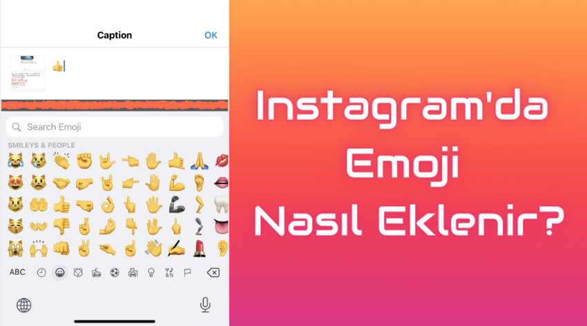 Instagram Emoji Nasıl Eklenir