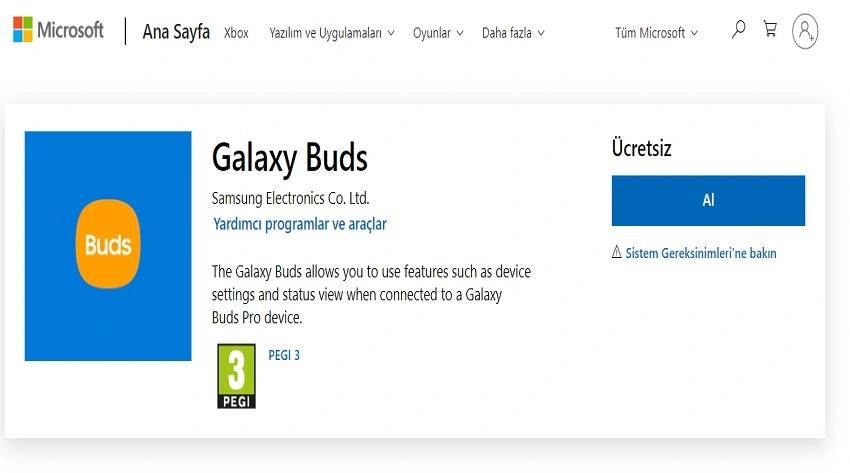 Windows 10 için resmi Samsung Galaxy Buds uygulaması artık Microsoft Store’da