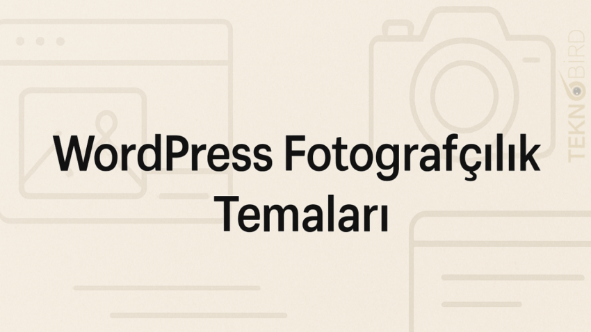 WordPress Fotoğrafçılık Teması ile Profesyonel Görünüm
