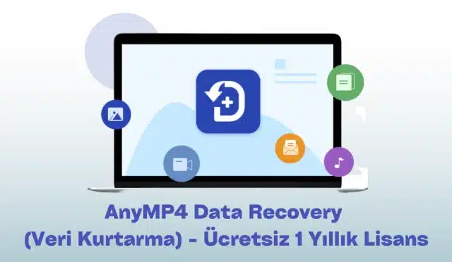 AnyMP4 Data Recovery (Veri Kurtarma) – Ücretsiz 1 Yıllık Lisans Key