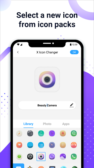 X Icon Changer - Simge paketlerinden yeni bir simge seçin