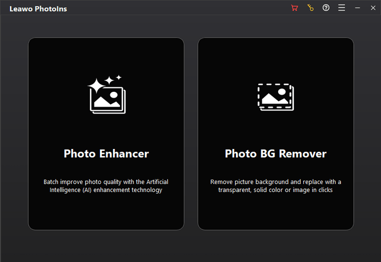 Leawo Photo Enhancer - Photo BG Remover