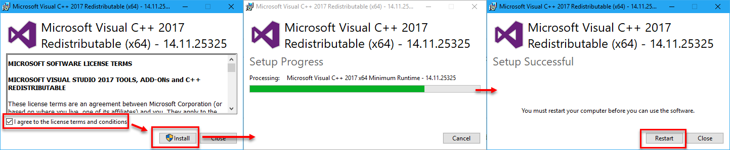 msvcr120.dll eksik hatası Microsoft Visual C++ (Windows 7, 8 ve 10)
