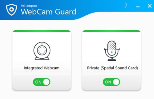Ashampoo WebCam Guard özellikleri