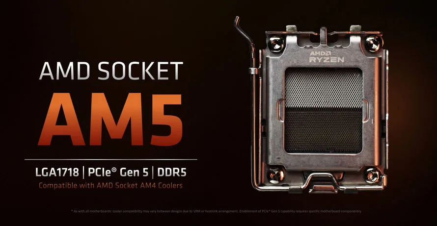 AMD SOCKET AM5 - LGA1718 | PCle Gen5 | DDR5