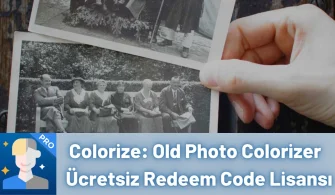 Colorize: Old Photo Colorizer - Ücretsiz Redeem Code Lisansı