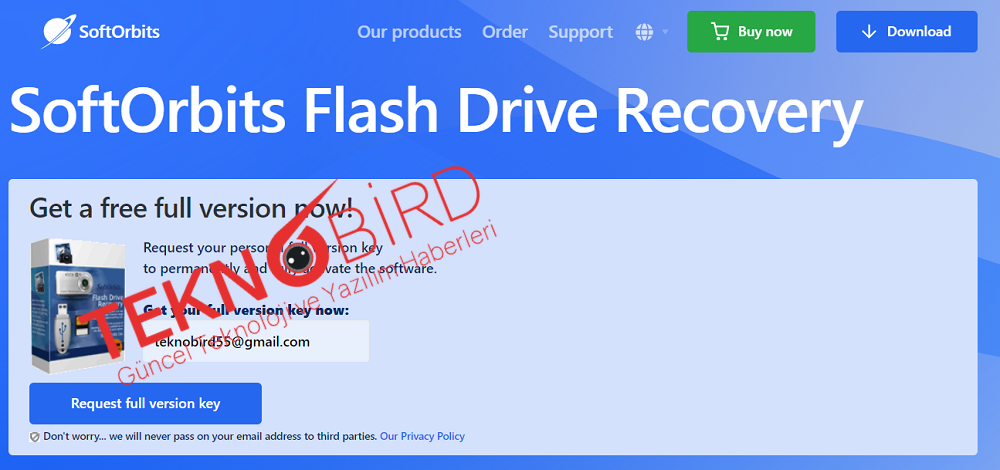 SoftOrbits Flash Drive Recovery Get a free full version now lisans Key 2022