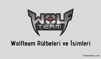 Wolfteam Rütbeleri ve İsimleri