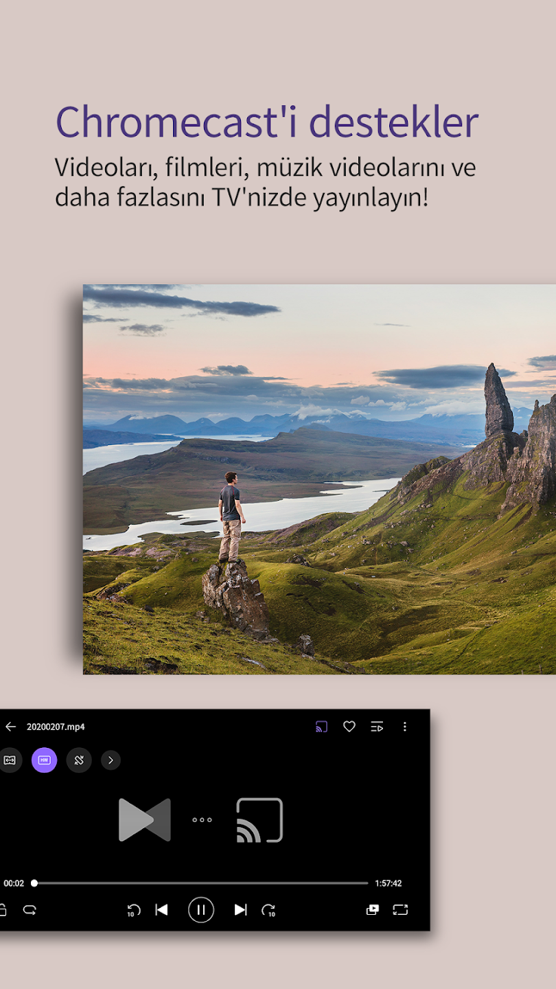 KMPlayer Mod APK Chromecast