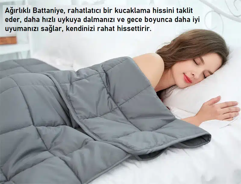 Ağırlıklı Battaniye ile Rahatlatıcı Bir Uyku