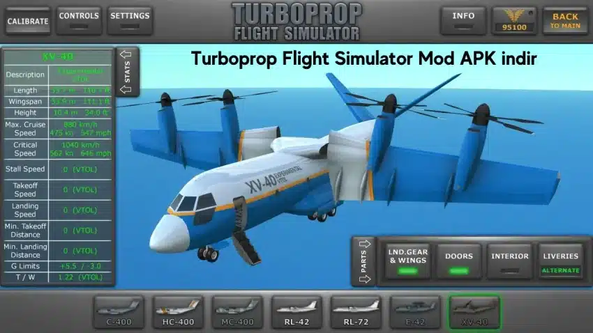 Turboprop Flight Simulator 3D Mod APK v1.29.2 indir