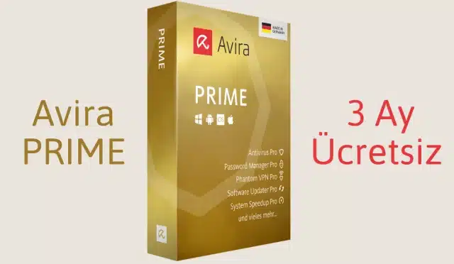 Avira Prime 3 Aylık - Ücretsiz Abonelik Lisansı