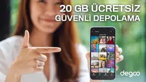 Degoo 20 GB Bulut Depolama Alanı Uygulaması İndir