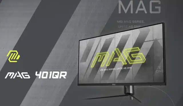 MSI MAG401QR, 155 Hz yenileme hızına sahip 39,5" UWQHD IPS ekranla tanıtıldı!