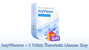 AnyViewer Professional 1 Yıllık Ücretsiz Lisans Key - Uzak Masaüstü Yazılımı