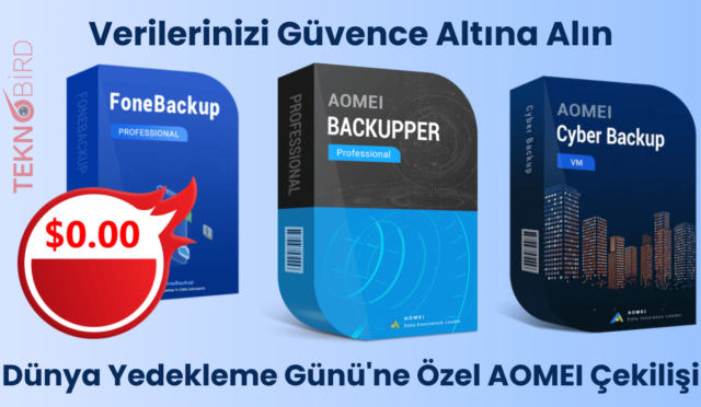 Verilerinizi Güvence Altına Alın: Dünya Yedekleme Günü’ne Özel AOMEI Çekilişi