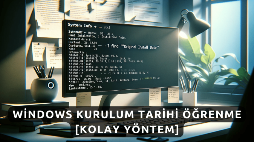 Windows Kurulum Tarihi Öğrenme [Kolay Yöntem]