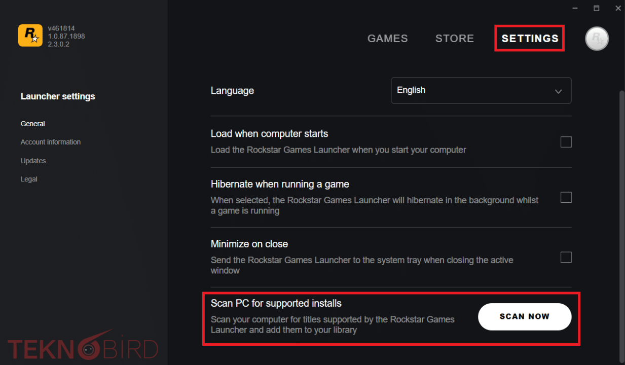 Rockstar Launcher Dosyalarını Güncelleme Yapın