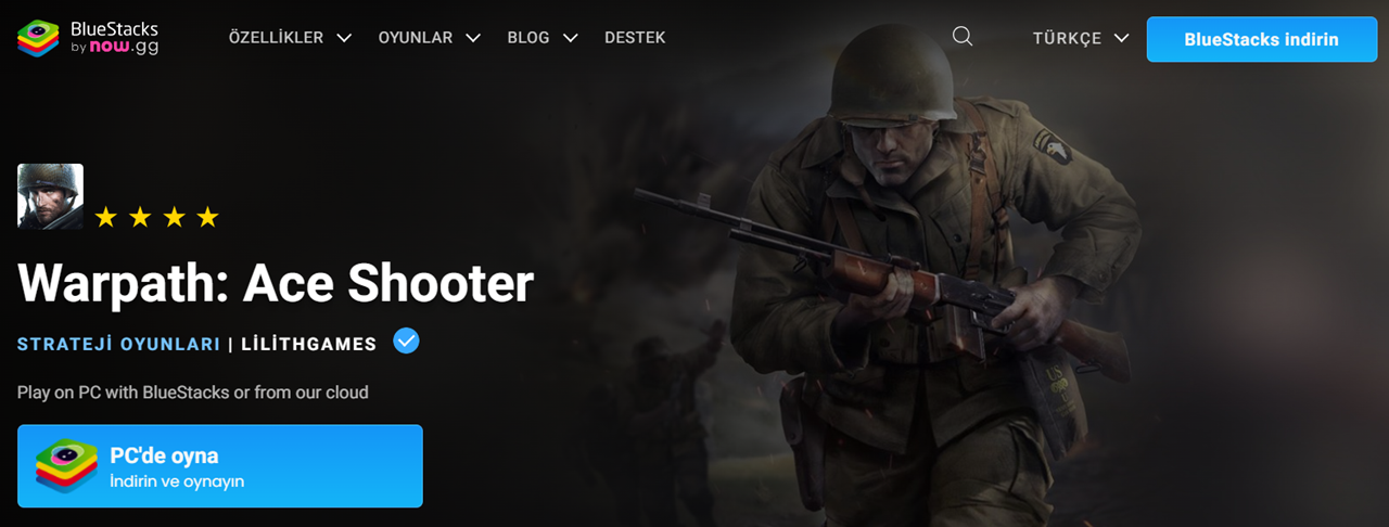 Warpath: Ace Shooter PC BlueStacks İndir Kur Oyna