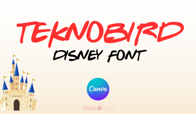 Canva Disney Yazı Fontu Tipi İndir