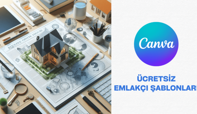 Canva Emlakçı Şablonları Ücretsiz