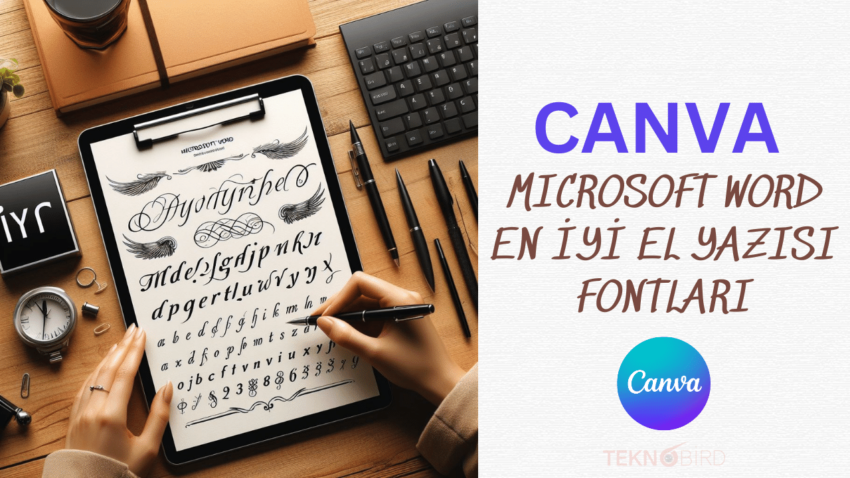 Microsoft Word En İyi El Yazısı Fontları