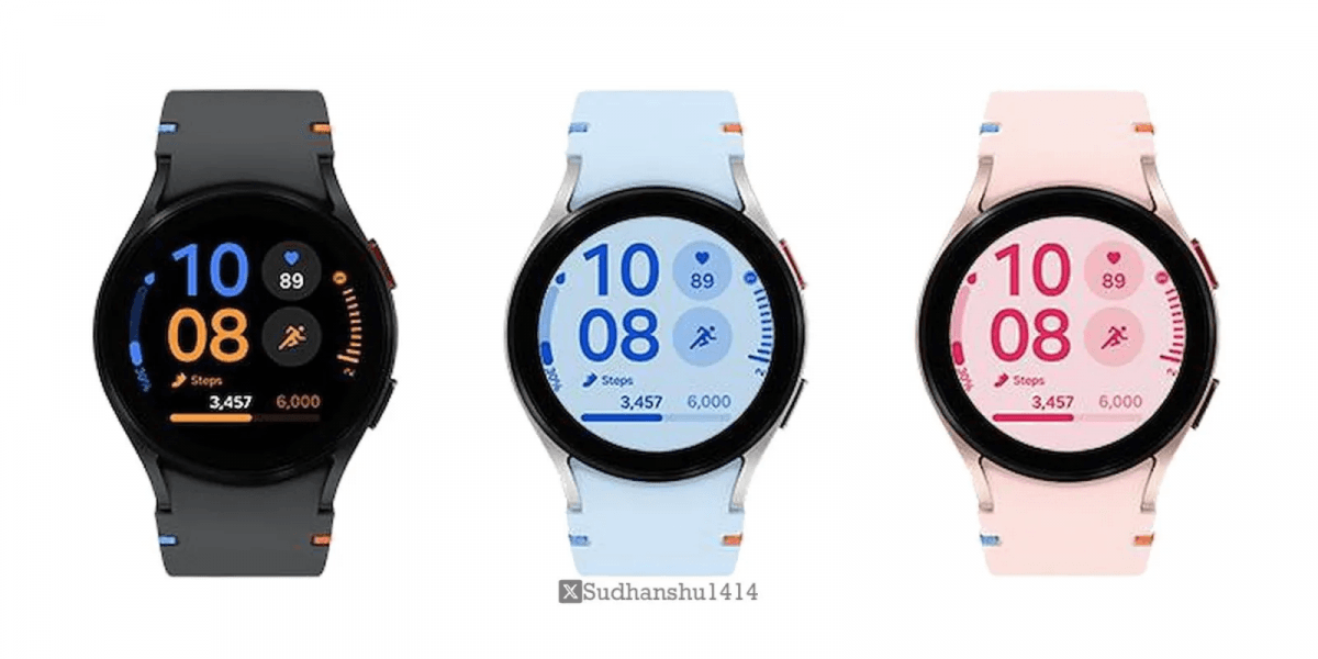 Galaxy Watch FE, siyah, pembe ve mavi olmak üzere üç renk seçeneğiyle piyasaya sürülecek