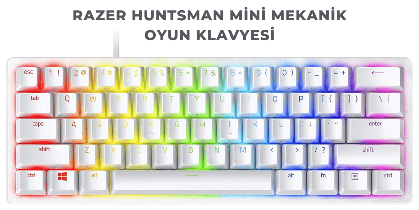 Razer Huntsman Mini Oyun Mekanik Klavye İncelemesi Özellikleri