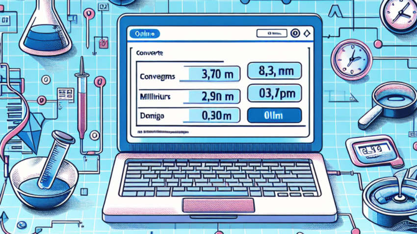 Miligramı Mililitreye Dönüştürmek için En İyi Çevrimiçi Araçlar