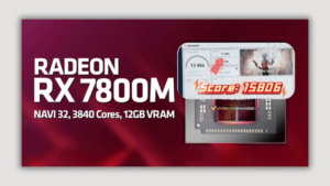 Radeon RX 7800M, 3DMark Time Spy testlerinde RTX 4070'i geride bıraktı.