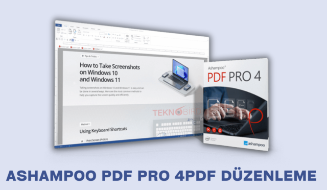 Ashampoo PDF Pro 4 ile PDF Düzenleme Deneyiminizi Geliştirin