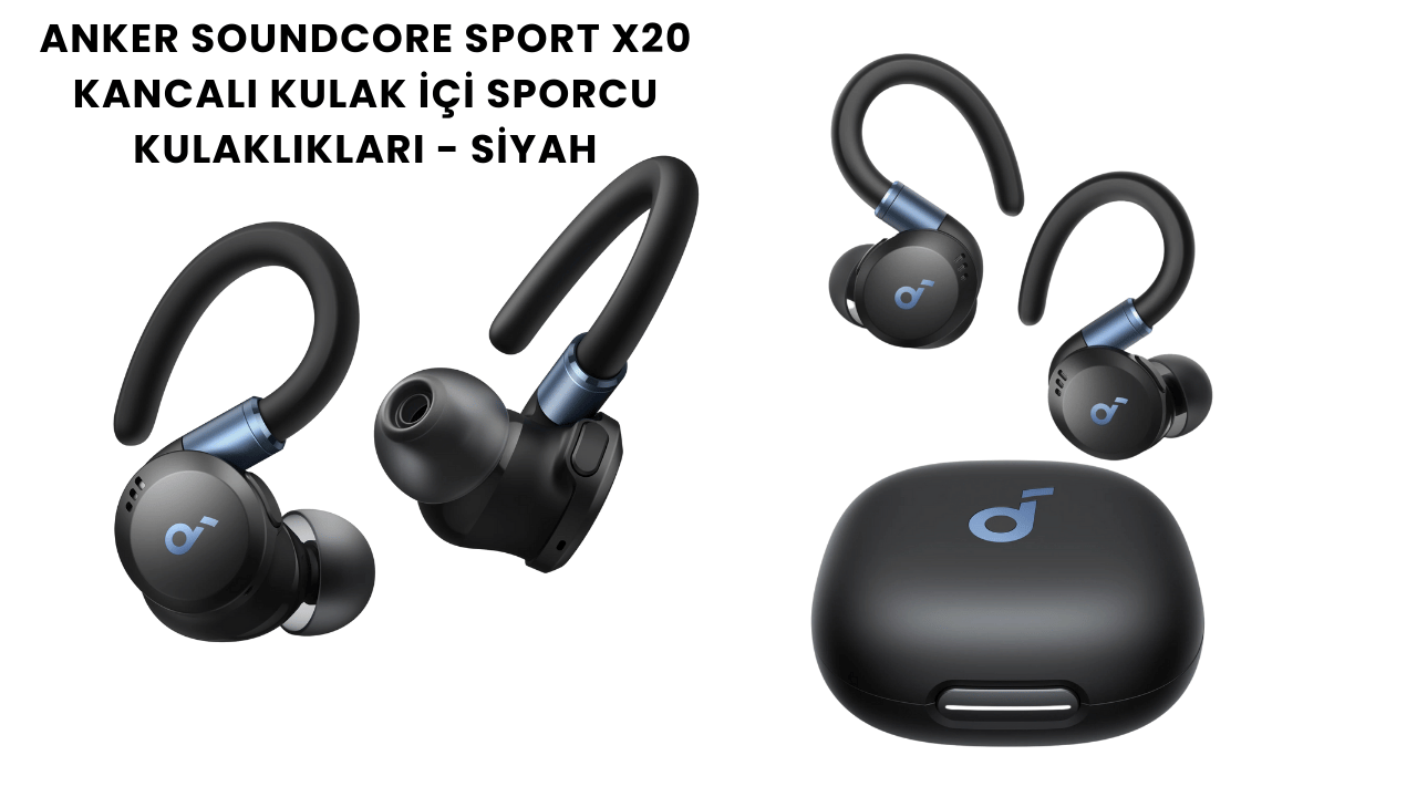 Anker Soundcore Sport X20 Kancalı Kulak İçi Sporcu Kulaklığı