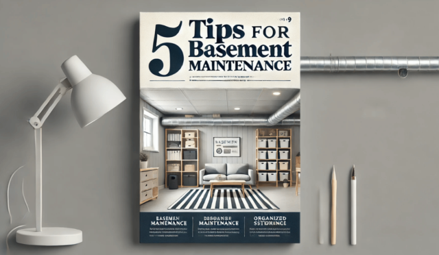 5 Tips For Basement Maintenance