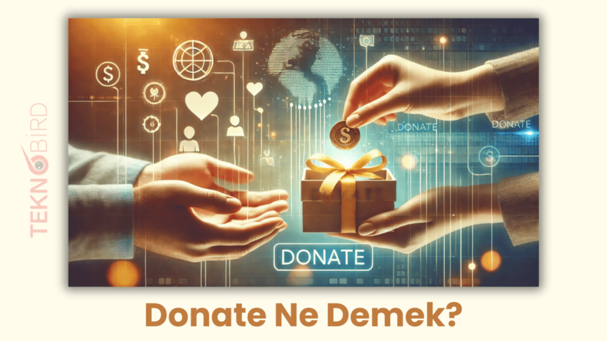 Donate Ne Demek?