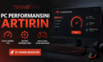 Oyun performansını artıran PC Game Booster yazılım arayüzü