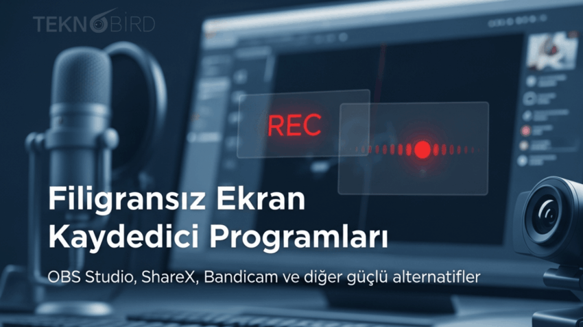 Filigransız En İyi Ekran Kaydediciler: Ücretsiz ve Profesyonel Alternatifler