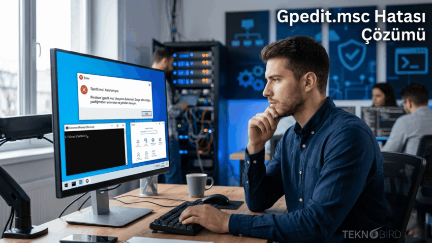“Gpedit.msc Bulunamıyor” Hatası mı Alıyorsunuz? İşte Kesin Çözümler 👇