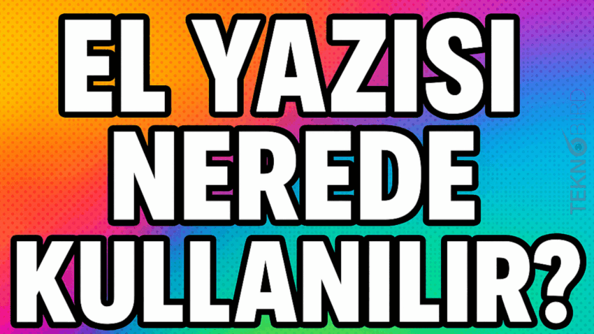 El Yazısı Nerede Kullanılır? Günlük Hayattan Sanata El Yazısının Rolü