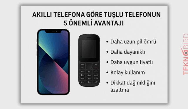 Akıllı Telefona Göre Tuşlu Telefonun 5 Önemli Avantajı