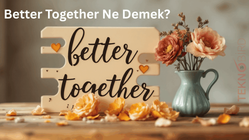 Better Together Ne Demek? Anlamı ve Dekorasyondaki Yeri