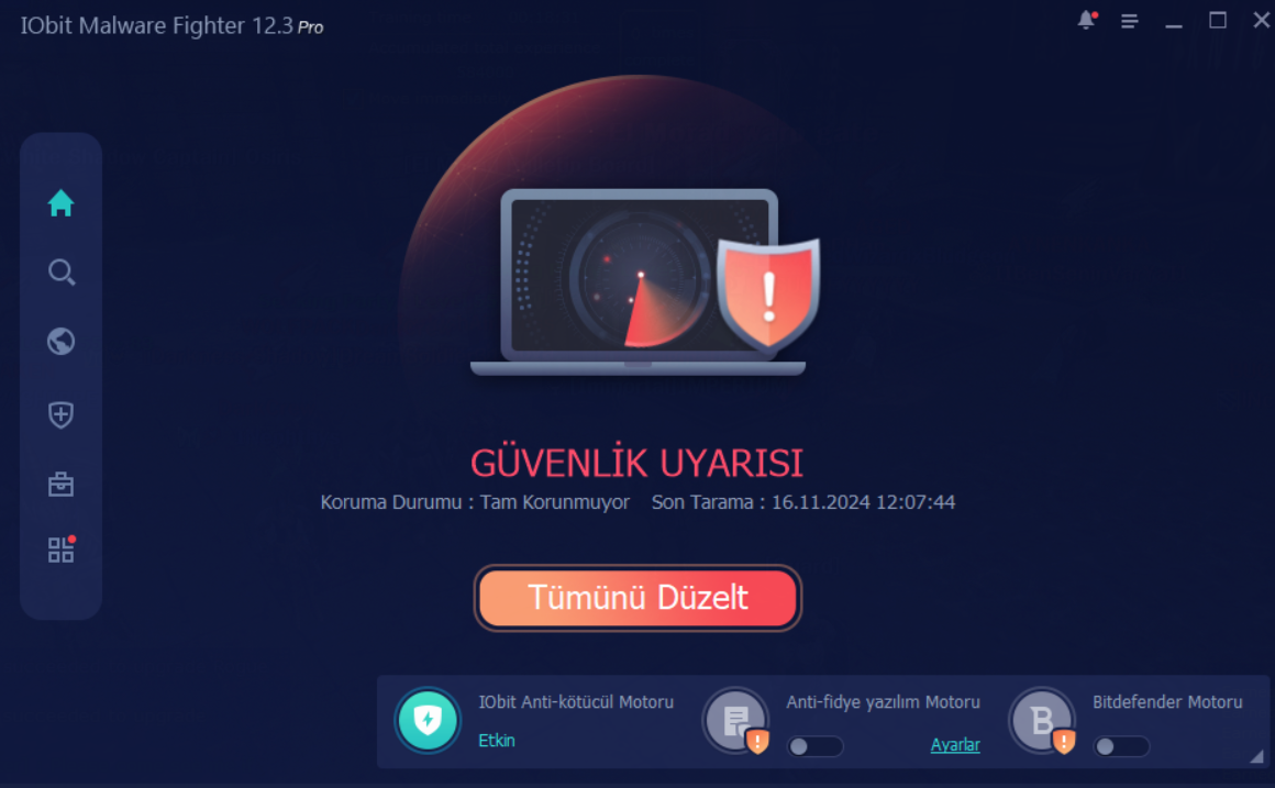 Malware Fighter PRO 12 Özellikleri