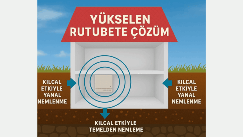 Mursec ECO Nem Alma Cihazı: Rutubet Sorunlarına Kablosuz ve Kalıcı Çözüm