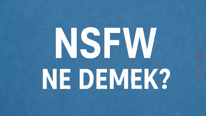 NSFW Ne Demek? İnternette Karşınıza Çıkabilecek Bu Kısaltma Ne Anlama Geliyor?