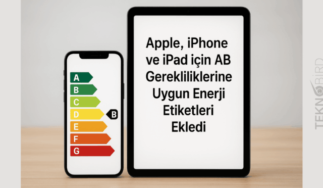 Apple, iPhone ve iPad İçin AB Gerekliliklerine Uygun Enerji Etiketleri Ekledi