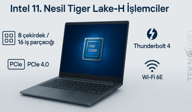 Intel Tiger Lake‑H APU Özellikleri – Güç ve Verimliliğin Buluşması