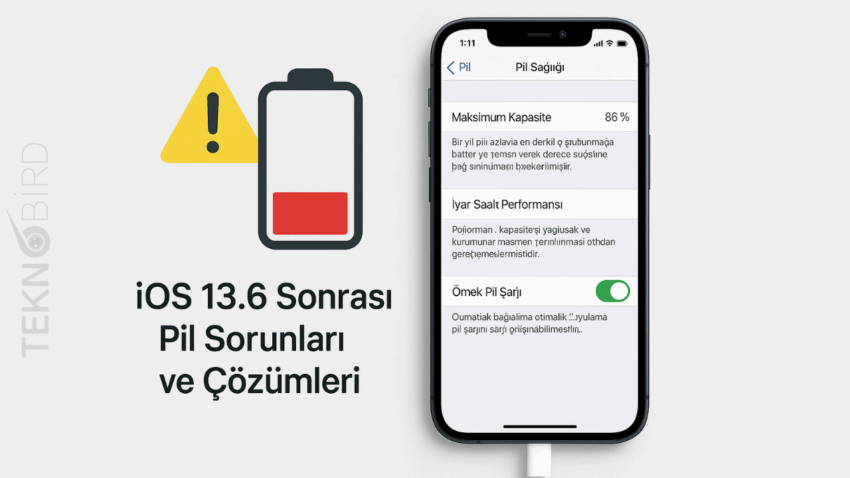iPhone iOS 13.6 Pil Sorunları Nasıl Giderilir ve Çözülür?