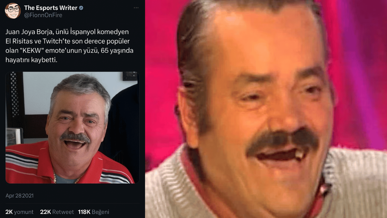 Juan Joya Borja’nın (El Risitas) Vefatı – KEKW Emote’unun Yüzü Hayatını Kaybetti